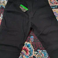 شلوار کتان مشکی نو