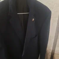کت مردانه سورمه ای جنس عالی در حد نو