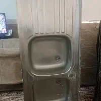 سینک دو لگنه  و لوازم پراید