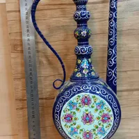 آفتابه مسی مینا|صنایع دستی و سایر لوازم تزئینی|قم, چهار مردان|دیوار
