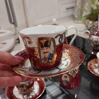 سرویس چینی عتیقه طلا کوب  شاه عباسی ۶ نفره|ظروف سرو و پذیرایی|تهران, فاطمی|دیوار