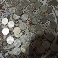 تعداد ۴۲ عدد سکه ۵۰۰۰ ریالی