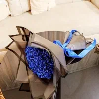 دسته گل رز ربانی|گل مصنوعی|قم, شاه سید علی|دیوار