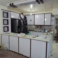 نصب و نصاب قرنیز برچسب کابینت ماربل شیت کاغذ ترمو|خدمات پیشه و مهارت|کرج, گوهردشت|دیوار