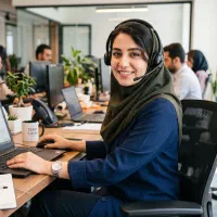 استخدام منشی خانم