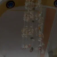 آویز صدف سایز بزرگ .بلند هست