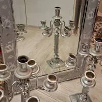 آینه شمعدان|صنایع دستی و سایر لوازم تزئینی|اسکو, |دیوار