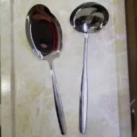 قاشق و چنگال و سرویس ۲۶ پارچه ارکوپال لب طلا