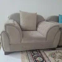 مبل تک نفره کارکرده اما سالم