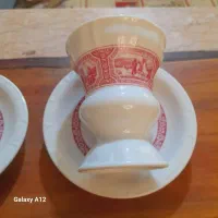 فنجان های بلند و زیر فنجانی هاینریش آلمان|کلکسیون اشیاء عتیقه|دماوند, گیلاوند|دیوار