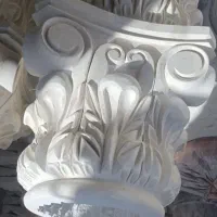 سرستون و پایه ستون های سنگی تراورتن عباس آباد