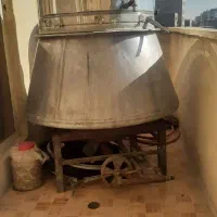 دیگ گلابگیری سالم ۲۵۰ لیتری چکشی