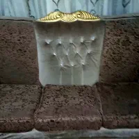 مبل نیمه استیل 7نفره پارچه نانو