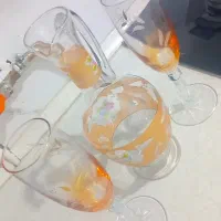 تنگ و جام گلدان کریستال