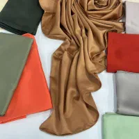 روسری ساتن ابریشم در 10رنگ
