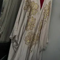 عبا ولباس خلیجی وارداتی منجق کاری بادست ونگین دار