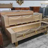 ست آینه کنسول ومیز تی وی مدل دنیز|بوفه، ویترین، کنسول|رباط‌کریم, شهرک صنعتی صباشهر|دیوار