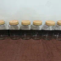 6عددشیشه ی حبوبات سالم