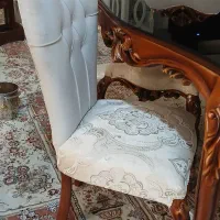 میز نهار خوری چهار نفره ۱.۵ در ۱.۵ باتخفیف|میز و صندلی غذاخوری|قم, باجک دو|دیوار