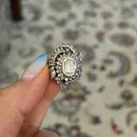 انگشتر جواهر با سنگ الماس