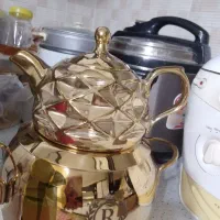 کتری قوری طرح ترک طلایی نوی نو