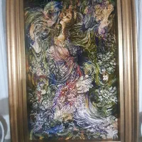 تابلو فرش دستباف تبریز استاد فرشچیان