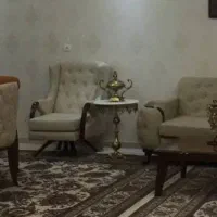 میز برنز با سنگ مرمر