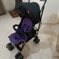 کالسکه عصایی تاشو مسافرتی وارداتی کاملا سالم