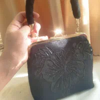 کیف کلاچ .پارچه ای