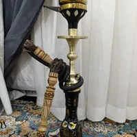 قلیون برنجی تنگ سه پوست سوپاپ دار|زیورآلات و اکسسوری|ری, |دیوار