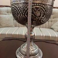 عتیقه سنگاب قلمزنی مسی قلم زنی|کلکسیون اشیاء عتیقه|اصفهان, ملک‌شهر|دیوار