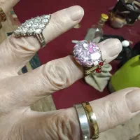 انگشتر زنانه ۳تا ست و۳تا نوواستفاده وچشم گیر|بدلیجات|تهران, گلچین|دیوار