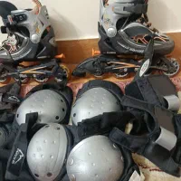 کفش اسکیت درحدنو باهمه لوازم|دوچرخه، اسکیت، اسکوتر|شهریار, شهریار|دیوار