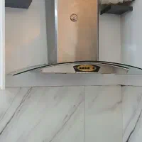 هودشیشه ای شومینه ای