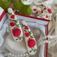 گیره موی یلدایی کار دست|زیورآلات و اکسسوری|تربتحیدریه, میدان مرکزی|دیوار