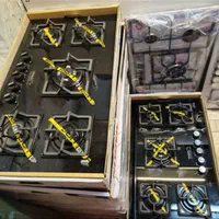 اجاق گاز ۵شعله صفحه استیل و شیشه مقاوم کد  t15|اجاق گاز و لوازم برقی پختوپز|رشت, رشتیان|دیوار