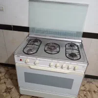 اجاق گاز فردار سفید رنگ سینجر تمیرز ۲ موتوره|اجاق گاز و لوازم برقی پخت‌وپز|مهاباد (آذربایجان غربی), |دیوار