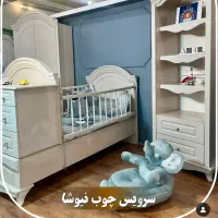 سرویس چوب نوزاد چیکا اقساط ویژه کف قیمت بازار|تخت و سرویس خواب|شاندیز, |دیوار