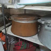 دیگ قدیمی مسی باورق ضخیم چکشی