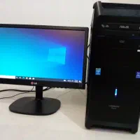 کامپیوتر سرعتی کم‌کار مانیتور 19 led