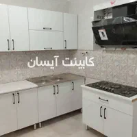 کابینت هایگلاس دستگیره مشکی آیسان پلاس+