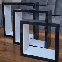 شلف سه عددی جنس هایگلاس و رومیزی|کتابخانه، شلف، قفسه‌های دیواری|کرج, کیانمهر|دیوار