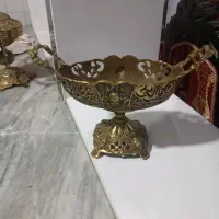 کشکول و دو عدد قندان برنجی|صنایع دستی و سایر لوازم تزئینی|اسلام‌شهر, شهرک مهدیه|دیوار