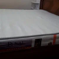 تشک دونفره  رویال ۱۶۰×۲ طبی فنری درحد نو کم استفاد|تشک تختخواب|فردوس (خراسان), |دیوار