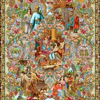 نخ و نقشه فرش دستباف سلاطین خوی مرینوس