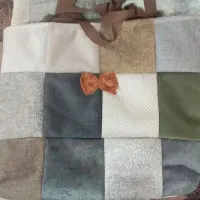 کیف دوشی با پارچه مبلی