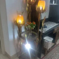 دکوری گل لاله با برگ های مسی.|صنایع دستی و سایر لوازم تزئینی|یزد, |دیوار