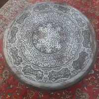 ظرف مسی قدیمی قلم دار|کلکسیون اشیاء عتیقه|کرمان, |دیوار