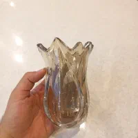 لاله لوستر کریستالی وارداتی شامپاینی