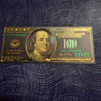 اسکناس کلکسیونی ۱۰۰ دلار فانتزی آمریکا زمینه مشکی